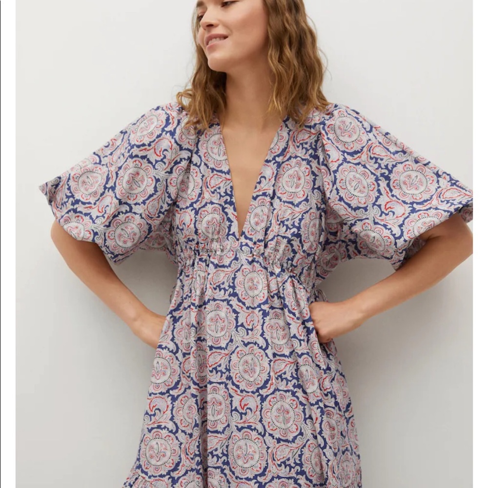 CHUFY X MANGOPrinted maxi dress